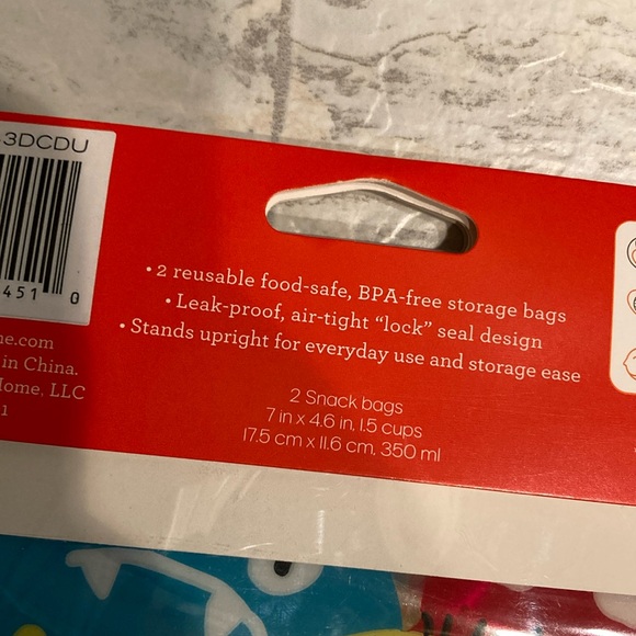 Ziptuck Sustainable Reusable Snack Bags & Sandwich Bag Bundle - Picture 8 of 13